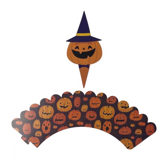 Halloween Muffinsomslag