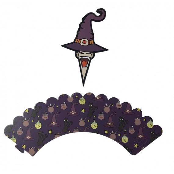 Halloween Muffinsomslag