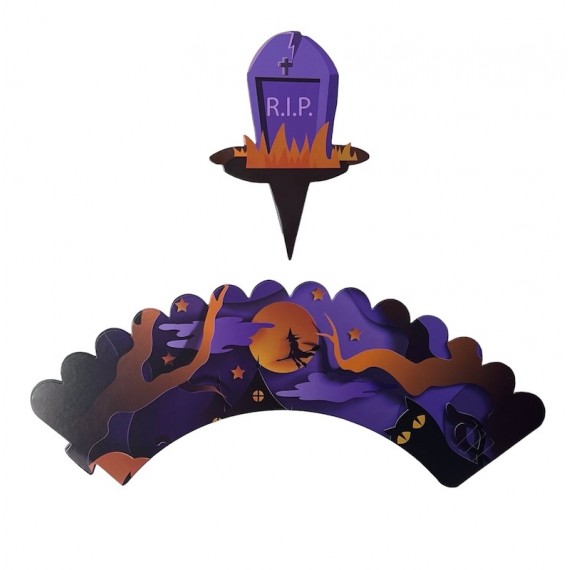 Halloween Muffinsomslag