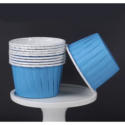 Lyseblå Cupcakeformer