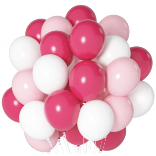 Rosa ballongbukett