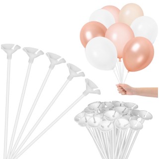 Hvite Ballongpinner