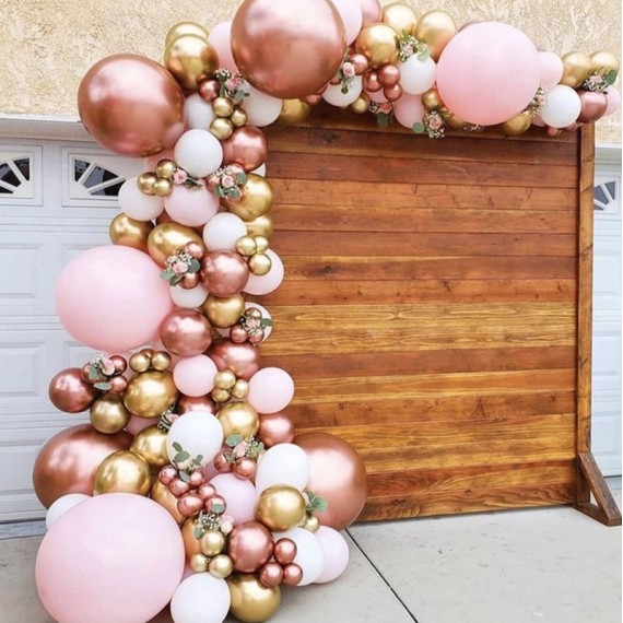 Stor Rose Gold Metallic Ballong