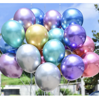 Metallic Mix ballonger, 30 stk