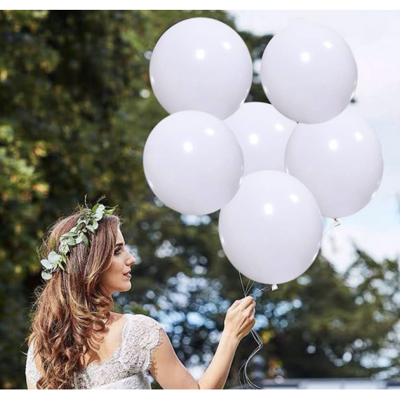 100 Hvite Ballonger