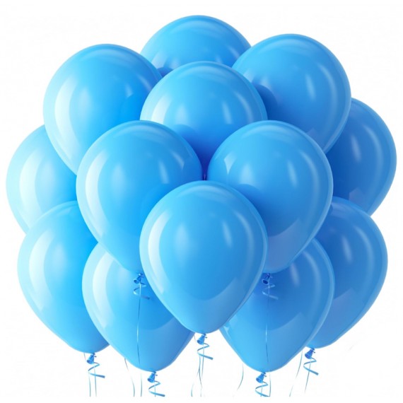 Blå Ballonger, 100 stk