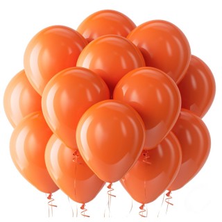 Orange Ballonger, 100 stk