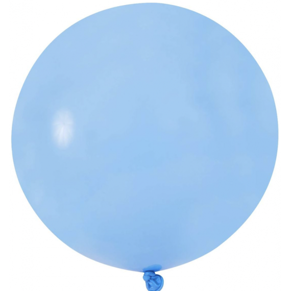 Stor Lyseblå Latexballong