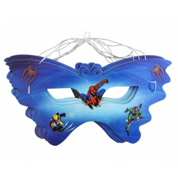 Pappmasker Spider-Man 8 stk