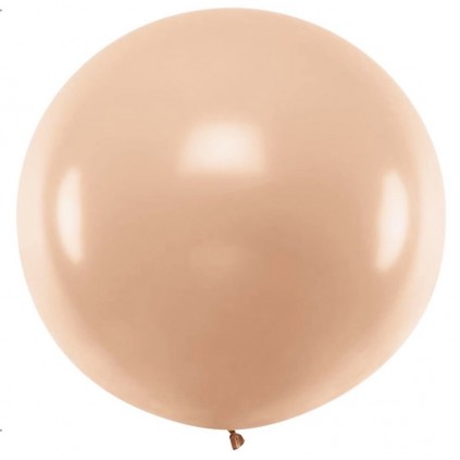 Stor Kremfarget Latexballong