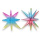 Folieballong 3D Stjerne, Pastell