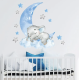 Sovende liten Elefant Wallsticker