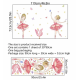 Rosa Ballerina Wallsticker