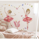 Rosa Ballerina Wallsticker