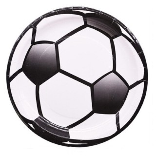 Fotball Tallerkener, 18 cm