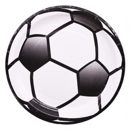 Fotball Tallerkener, 18 cm