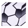 Fotball Servietter, 10 stk