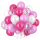 Dyp Rosa Ballongbukett