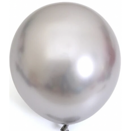 Stor Sølv Metallic Ballong