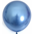 Stor Blå Metallic Ballong