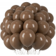 Brune Ballonger, 100 stk