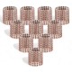 Serviettringer Rose Gold Strass, 10 stk