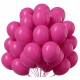 Dyp Rosa Ballonger, 100 stk