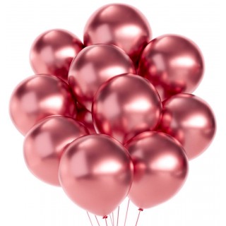 Rose Red Metallic Ballonger