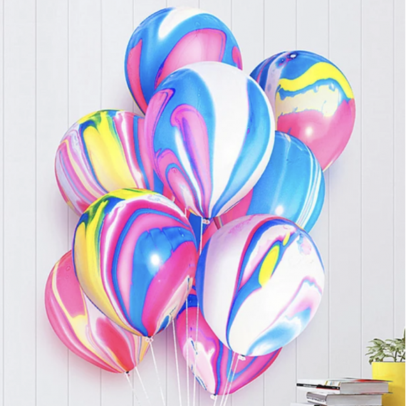 Marmorerte Ballonger