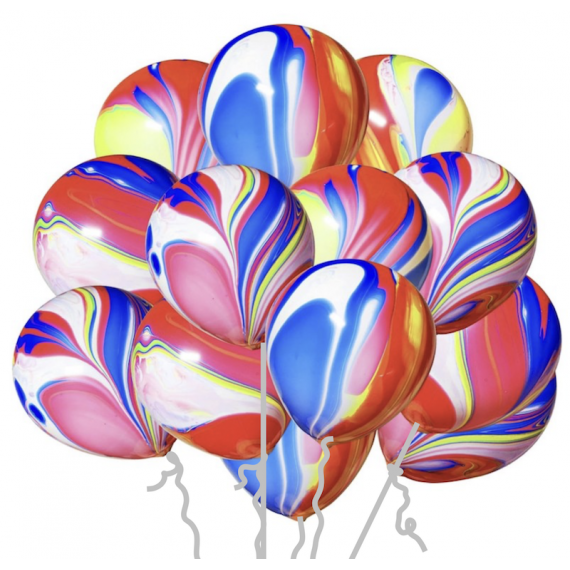 Marmorerte Ballonger