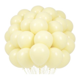 Lys kremfargede Ballonger