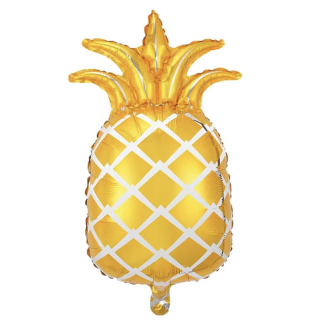 Gull Ananas Folieballong