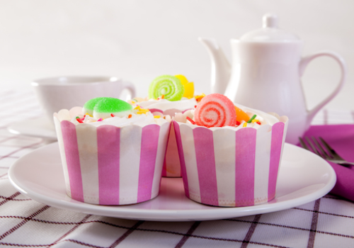 Cupcakeformer i papp