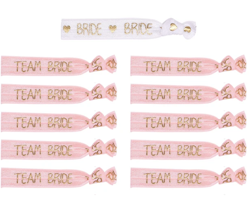 Team Bride Strikkarmbånd