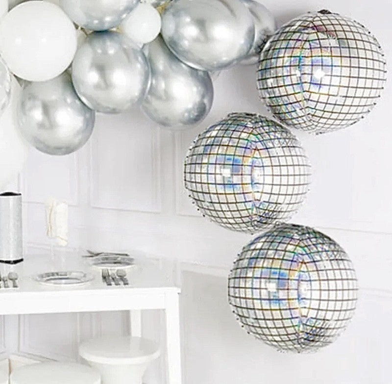 Perleshimmer Discokule Folieballong
