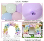 Pastell Regnbue Ballongbue