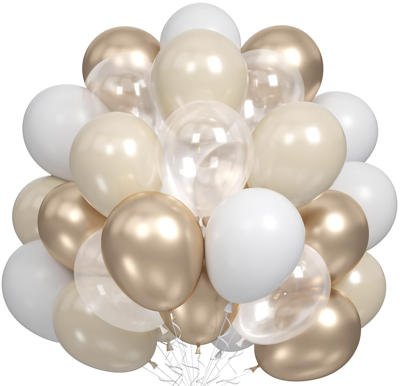 Champagne Gold Ballongbukett