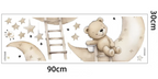 Drømmende Teddy Wallsticker