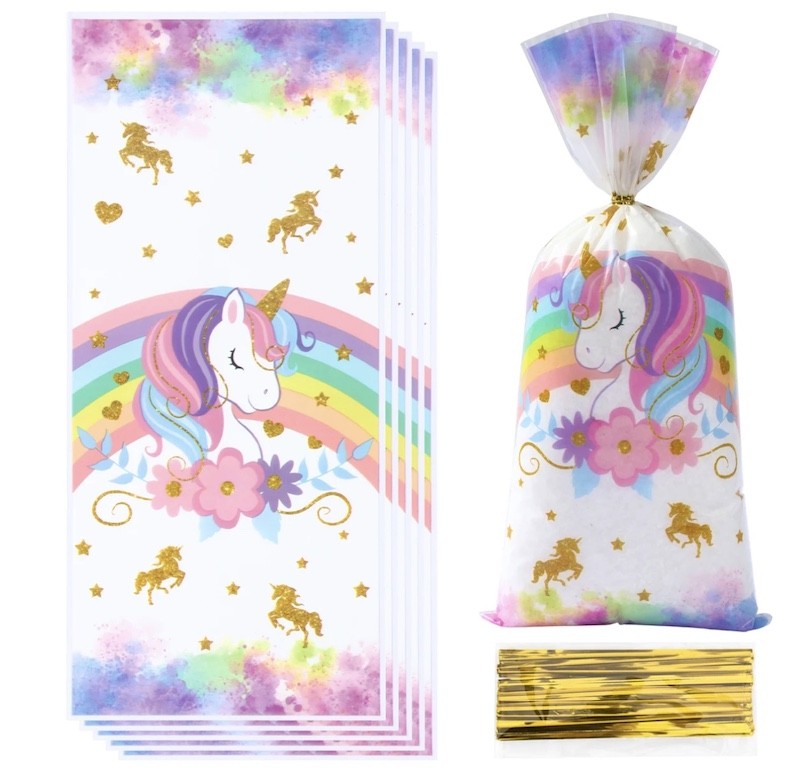 Enhjørning Candy Bags