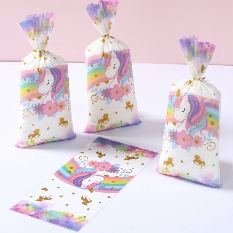 Enhjørning Candy Bags