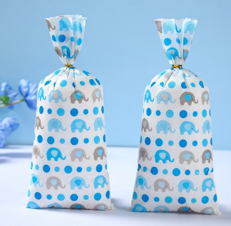 Blå Elefant Candy Bags