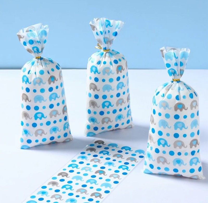 Blå Elefant Candy Bags