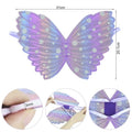 Pastell Sommerfuglvinger med Glitter