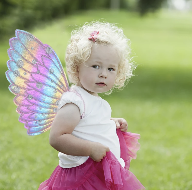 Sommerfuglvinger med Glitter