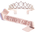 Birthday Girl Diadem og Ordensbånd