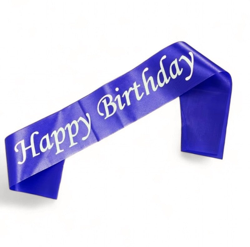 Kongeblått Happy Birthday Ordensbånd