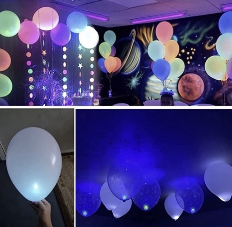 Røde LED kuler, 10 stk