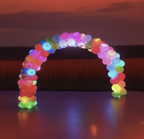Hvite LED kuler, 10 stk