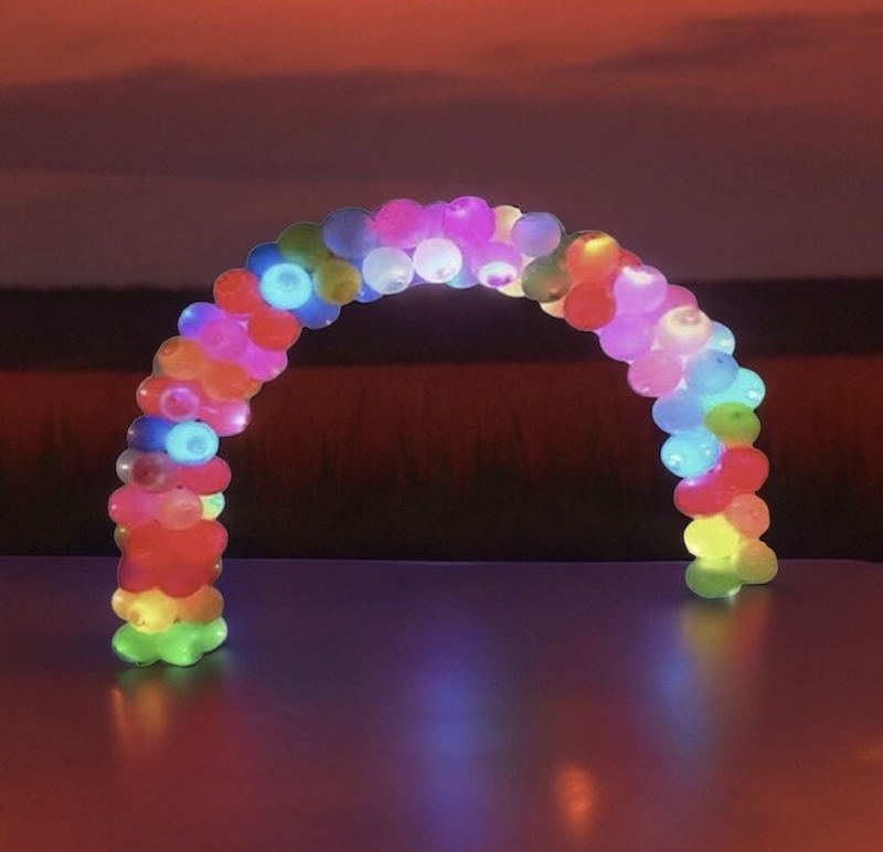 Varmhvite LED kuler, 10 stk