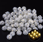 Gule LED kuler, 10 stk